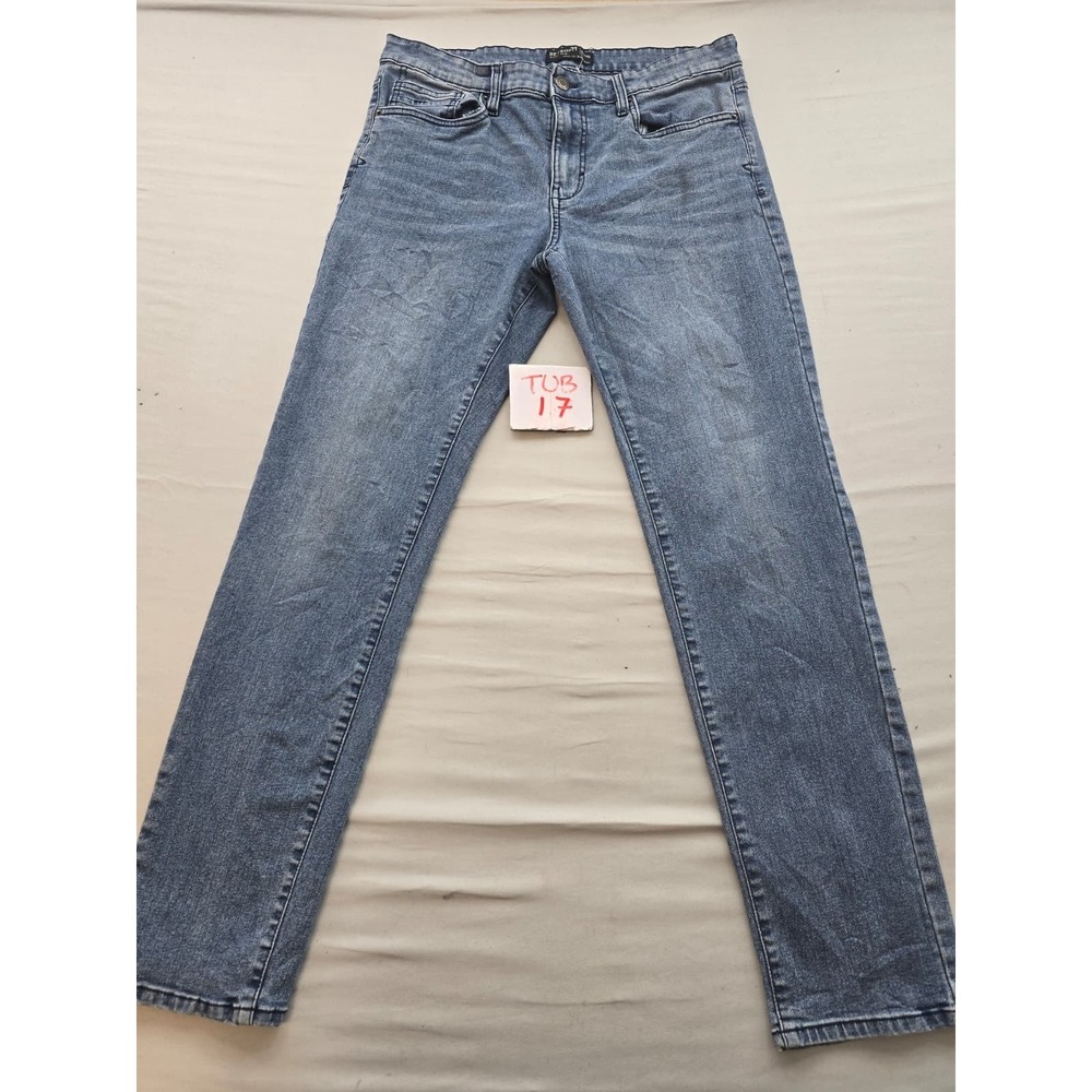 Retrofit Mens Straight Leg Jeans 32x32 Medium Wash Blue Denim Five Pocket Pants